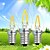 cheap LED Filament Bulbs-BRELONG 1 pc E14 2W Dimmable LED Filament Light Bulb AC110V /AC 220V Warm White