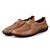 voordelige Hereninstappers &amp; loafers-Comfort schoenen Lente / Herfst ulko- Loafers &amp; Slip-Ons PU Bruin / Groen / Blauw