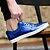 Χαμηλού Κόστους Ανδρικά Sneakers-Άνοιξη / Φθινόπωρο Ανατομικό Causal Αθλητικά Παπούτσια PU Μαύρο / Γκρίζο / Μπλε