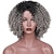 cheap Black &amp; African Wigs-Brown Wigs For Women Synthetic Wig Afro Afro Layered Haircut Wig Short Black / Brown Grey Synthetic Hair Women&#039;s Dark Roots Brown