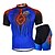 cheap Men&#039;s Clothing Sets-Nuckily Cycling Jersey with Shorts Unisex Short Sleeves Bike Jersey Shorts Top Clothing Suits Bike Wear Waterproof Ultraviolet Resistant