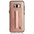 baratos Capa Samsung-Capinha Para Samsung Galaxy S8 Plus / S8 / S7 edge Porta-Cartão / Com Suporte Capa traseira Sólido Rígida PU Leather