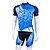 cheap Men&#039;s Clothing Sets-Nuckily Short Sleeve Cycling Jersey with Shorts - Orange Gray Blue Bike Shorts Padded Shorts / Chamois Jersey, 3D Pad, Waterproof,