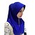 economico Vestiti etnici e vestiti tradizionali-Accessori per capelli / Abaya / Hijab / Khimar Di tendenza Rosso / Blu / Rosa Seta Accessori Cosplay costumi