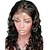 זול פאות שיער אדם-שיער אנושי חלק קדמי תחרה ללא דבק חזית תחרה פאה בסגנון שיער ברזיאלי Water Wave פאה 130% צפיפות שיער שיער טבעי פאה אפרו-אמריקאית קצר בינוני ארוך פיאות תחרה משיער אנושי ELVA HAIR / גל מים