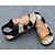 baratos Sapatos de Menino-Para Meninos Sandálias Conforto Couro Ecológico Little Kids (4-7 anos) Casual Azul Marron Verão