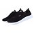 abordables Zapatillas de mujer-Mujer Bailarinas Deportivo Verano Con Cordón Tacón Plano Alpargatas Zapatos de Paseo Tejido Negro Azul Gris