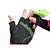 voordelige Fiets/wielrenhandschoenen-Gelukkig Winterhandschoenen Fietshandschoenen Mountainbike handschoenen Bergracen Anti-slip Ademend Schokbestendig Beschermend Vingerloos Halve vinger Activiteit/Sport Handschoenen Lycra blauw Zwart