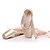 cheap Ballet Shoes-Ballet Shoes Flat Customized Heel Ribbon Pink / White / Silk