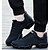 זול סניקרס לריקוד-בגדי ריקוד גברים סניקרס לריקוד נעלי ספורט עקב נמוך סריגה לבן / שחור / מקצועי / EU43