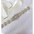 cheap Party Sashes-Satin / Tulle Wedding / Special Occasion Sash With Rhinestone Sashes