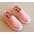 preiswerte Mädchenschuhe-Jungen / Mädchen Schuhe Künstliche Mikrofaser Polyurethan Frühling Komfort Loafers &amp; Slip-Ons für Schwarz / Rot / Rosa
