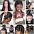 cheap Human Hair Lace Front Wigs-Remy Human Hair 13x4 Lace Front Wig Free Part Kardashian Brazilian Hair Straight Natural Black Wig 130% Density 8-24 inch with Baby Hair 100% Virgin Pre-Plucked Bleached Knots For Women&#039;s Long Human