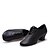 זול נעלי ריקודים ונעלי ריקוד מודרניות-נעליים מודרניות עקבים סוליה חצויה עקב נמוך מיקרופייבר PU סינתטי שחור / אדום