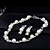 cheap Jewelry Sets-Women&#039;s Drop Earrings Necklace Classic Elegant Fashion Imitation Pearl Imitation Diamond Earrings Jewelry Silver For Ceremony Engagement