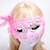 baratos Acessórios-Máscara Venetian / Mascarada / Máscara de pena Clássico Rosa / Vermelho / Branco Plásticos Acessórios para Cosplay Dia Das Bruxas / Baile de Máscaras Fantasias