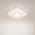baratos Candeeiros de Teto-1 luz de 24 cm com proteção ocular embutida em cristal moderno contemporâneo 110-120v / 220-240v