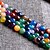 cheap Beads-DIY Jewelry 48 pcs Beads Agate Rainbow Round Bead 0.8 cm DIY Necklace Bracelet