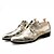 cheap Men&#039;s Oxfords-Men&#039;s Dress Shoes Rubber Spring / Fall Oxfords Gold / Silver / Black / Outdoor / Comfort Shoes