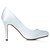 abordables Chaussures de mariée-Femme Chaussures de mariage Talon Aiguille Bout rond Satin Escarpin Basique Printemps / Eté Blanche / Bleu / Mariage / Soirée &amp; Evénement