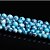 billige Perler-DIY Smykker 46 stk Perler Syntetiske Edelstener Blå Rund Perlene 0.8 cm DIY Halskjeder Armbånd