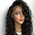 billige Lace-parykker af menneskehår-Human Hair Glueless Full Lace Full Lace Wig Layered Haircut With Bangs style Brazilian Hair Curly Wig 130% Density with Baby Hair Natural Hairline 100% Virgin Unprocessed Women&#039;s Medium Length Human