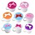 cheap Drinkware-Cute Bow Lace Dustproof Reusable Cup Silicone Lid Thermal Insulation Seal Cup Cover 1pcs Random Color