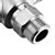 economico Acessórios de Torneira-Faucet accessory - Superior Quality - Contemporary Brass Threaded Pipe Adapter - Finish - Chrome