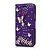 cheap iPhone Cases-Case For Apple iPhone X / iPhone 8 Plus / iPhone 8 Card Holder / Rhinestone / with Stand Full Body Cases Flower Hard PU Leather