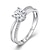 preiswerte Ringe-Bandring Statement-Ring For Damen Diamant Kubikzirkonia winziger Diamant Hochzeit Maskerade Verlobungsfeier Aleación Rund simuliert