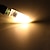 billige Bi-pin lamper med LED-ywxlight® 10pcs g4 3w cob 200-300lm ledet bi-pin lys varm hvit kul hvit naturlig hvit ledet mais pære lysekrone lampe 12v 12-24v