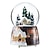 お買い得  彫像-ボール型 ホリデー・デコレーション, ガラス 特別なデザイン アイデア 特別デザイン のために 家の装飾 ギフト 1個