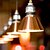 Χαμηλού Κόστους Νησιωτικά φώτα-1-φως 14cm (5,6 ίντσες) μενταγιόν ελαφρύ μεταλλικό κωνικό βαμμένο φινίρισμα vintage / χώρα 110-120v / 220-240v