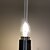 abordables Ampoules à Filament LED-brelong 1 pc e14 2w dimmable led ampoule à filament ac110v / ac 220v blanc chaud