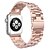 billiga Smartwatch-band-Smart Watch-band för Apple  iWatch fjäril spänne Rostfritt stål Ersättning Handledsrem för Apple Watch Series SE / 6/5/4/3/2/1 38mm 40mm 42mm 44mm
