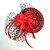 economico Fascinator-Pelle / A rete fascinators / cappelli con Con Piume / in pelliccia 1pc Matrimonio / Occasioni speciali Copricapo