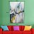 billige Abstrakte malerier-Hang malte oljemaleri Håndmalte - Abstrakt Moderne Enkel Inkluder indre ramme / Stretched Canvas
