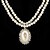 billige Smykkesett-Dame Perlearmbånd Brude smykker sett Europeisk Mote Imitert Perle Fuskediamant øredobber Smykker Hvit Til Bryllup Fest