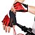 cheap Bike Gloves / Cycling Gloves-Nuckily Bike Gloves / Cycling Gloves Mountain Bike Gloves Mountain Bike MTB Reflective Breathable Anti-Slip Protective Half Finger Sports Gloves Lycra Terry Cloth Red for Adults&#039; Outdoor
