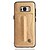 baratos Capa Samsung-Capinha Para Samsung Galaxy S8 Plus / S8 / S7 edge Porta-Cartão / Com Suporte Capa traseira Sólido Rígida PU Leather