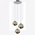voordelige Clusterontwerp-QIHengZhaoMing 3-Light 20 cm Oogbescherming Plafond Lichten &amp; hangers Metaal Glas Chic &amp; Modern 110-120V / 220-240V