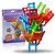 ieftine Jocuri de Societate-18 pcs Lego Jocuri stivuire Plastic Scaun Profesional Clasic Echilibru Pentru copii Copii Adulți Băieți Fete Jucarii Cadouri