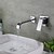billige Vægmonteret-Håndvasken vandhane - Vægmontering / Vandfald Krom Vægmonteret Enkelt håndtere to HullerBath Taps