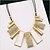 cheap Necklaces &amp; pendants-Choker Necklace Statement Necklace For Women&#039;s Party Alloy Bib Gold