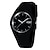 levne Quartz hodinky-skmei náramkové hodinky quartz hodinky pro ženy pánské analogové quartz čisté barvy příležitostný kalendář plastový silikonový pásek hodinky pro volný čas dámské želé hodinky