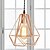 Недорогие Островные огни-21 cm Подвесные лампы Металл геометрический Окрашенные отделки LED 110-120Вольт / 220-240Вольт