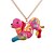 abordables Collier-Collier Pendentif Femme Chiens dames Européen Ethnique Coloré Dorée Colliers Tendance Bijoux pour Quotidien