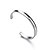 cheap Men&#039;s Bracelets-Men&#039;s Women&#039;s Cuff Bracelet Formal Simple Classic Small Stainless Steel Bracelet Jewelry Silver For Wedding Daily Formal Masquerade Engagement Party Prom