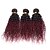 זול תוספות שיער אומברה-3 חבילות 4 חבילות שיער ברזיאלי Kinky Curly שיער אנושי Ombre Ombre שוזרת שיער אנושי תוספות שיער אדם / ארוך / 10A / קינקי קרלי