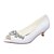 cheap Wedding Shoes-Women&#039;s Wedding Shoes Kitten Heel Peep Toe Basic Pump Wedding Party &amp; Evening Crystal Stretch Satin Summer White